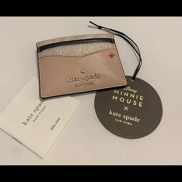 Kate Spade x Disney Minnie Mouse Card Wallet - Picture 5 of 8